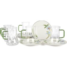 Mikasa Moor Riva Fiorita 6lı Cam Çay Seti 180ML