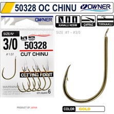 Owner 50328 Cut Chinu Gold No:4 12PCS