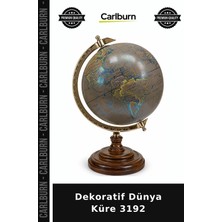 Carlburn Özel Üretim Ofis Aksesuarı Hediyelik Masaüstü Eğitici Dekoratif Dünya Küre 3192