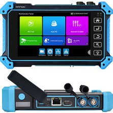 Wanglu IPC-5100 Plus 5,4" Dokunmatik Ip ve Analog Kamera Test Cihazı — 8k H.265, Onvıf, Poe, Hdmı/vga