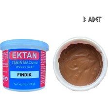 Ektan Masif ve Ahşap Tamir Macunu Fındık 220 Gr. - 3 Adet