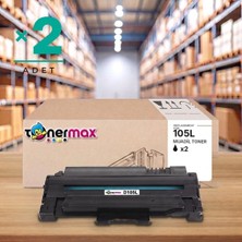 tonermax Samsung Xpress ML-2525W Muadil Toner Çipli MLT-D105L 2'li 2.500 Sayfa