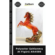 Carlburn Özel Üretim Dekoratif Salon Ofis Modern Figür Polyester Şahlanmış At Figürü ALK4586