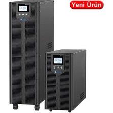 Dotvolt VOLT-MN-10KVA 10 Kva Online Kesintisiz Güç Kaynağı Ups LCD (1/1 Faz, 16×12V 9AH)