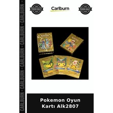 Carlburn Özel Üretim Koleksiyon Hobi Kart Oyunu Pokemon Oyun Kartı ALK2807