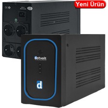 Dotvolt VOLT-LN-PLUS-1600VA 1600 Va Line Interactive Kesintisiz Güç Kaynağı Ups (2×12V 9AH, 5-15 Dakika)