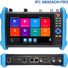 Wanglu IPC-9800ADH Pro 7" Dokunmatik Ip / Analog Kamera ve Fiber Test Cihazı — 8k, Poe++ 90W, Sfp