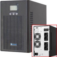 Dotvolt Volt-Mn-3kva 3 Kva Online Kesintisiz Güç Kaynağı Ups LCD (1/1 Faz, 6×12V 7AH)