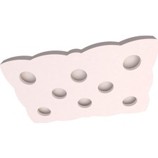 Motifpiyer Hazır Spotlu Tavan Paneli Dalga Serisi Modern LED Uyumlu-Tavan Göbeği/rectangle