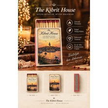 The Kibrit House Istanbul Temalı Dekoratif Tasarımlı Mum Yanı Konsept Uzun Kibrit – Ev & Şömine Kibrit Kutusu