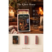 The Kibrit House Şömine Başı Huzur Kibriti – Dekoratif Rustik Uzun Mum Yanı Konsept Ahşap Kibrit, Ev & Şömine Kullanımı
