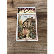 The Kibrit House Kibritçi Kız Rustik Temalı Uzun Kibrit – Dekoratif Vintage Tasarım, Uzun Ahşap Kibrit, Ev,mum & Şömine Kullanımı