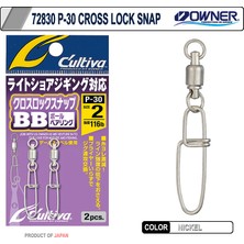 Owner 72830 P-30 Cross Lock Snap No:3