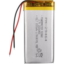 Hubrendy Sh Powermaster 503060 3.7V 1000MAH Lityum Polimer (Li-Po) Batarya Ciklet Pil
