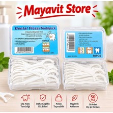 Dental Floss Kürdanlı Diş Ipi 50'li 1 Kutu