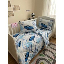 Erca Home Tekstil Ürünleri Pamuklu Ranforce Kumaş Lastikli Tek Kişilik Çarşaf Takımı/ 100 x 200 Araba Mavi
