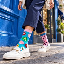 Heritage Nature Hnsocks Renkli Çorap Mafyası Kutlama Temalı Renkli Desenli Çorap 6’lı Set – Pamuklu Unisex Eğlence Çorapları