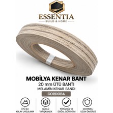 ESBH Mobilya Kenar Bant 20 mm x 5 Metre Cordoba Ütü Bantı Melamin Kenar Bandı