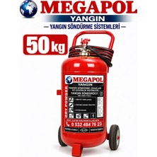 Metropol Yangın 50 kg Abc Kuru Kimya ve Tozlu Yangın Söndürme Cihazı. Yangın Söndürme Tüpü. Yangın Söndürücü. Yangın Tüpü
