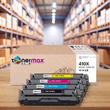 tonermax Hp Color Laserjet Pro M452DW 410X Cmyk Muadil Toner Seti Çipli