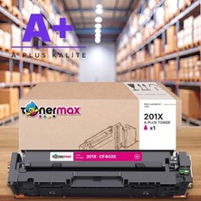 tonermax Hp 201X CF403X Kırmızı Muadil Toner A Plus / Color Laserjet Pro M252 / M274 / M277