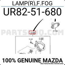 Tyc Mazda Bt 50 Ön Sis Lambası Sağ 2007  (Oem No:  UR82-51-680)