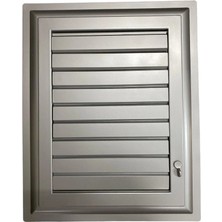 Sora Group Plastik Menfez 35X55 Gümüş Banyo Wc Havalandırma