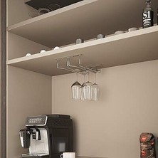 Elovias Starax Kadeh Askısı 2 Bölmeli Krom (S-4045-C)