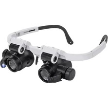 Hubrendy Sh Sunup 2 LED Işıklı Pilli Büyüteçli Gözlük