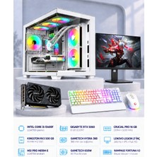 Symoon SYMOONPC0320 Oyun Bilgisayarı Intel Core I5 13400F Rtx 5060 8gb 16GB Ram 500GB SSD 360MM Sıvı Soğutma 27 Inç Monitör