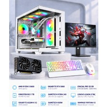 Symoon SYMOONPC0127 Oyun Bilgisayarı Ryzen 5 5600 Rtx 5060 8gb 32GB Ram 1tb SSD 240MM Sıvı Soğutma 27 Inç Monitör