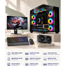 Symoon SYMOONPC0265 Oyun Bilgisayarı Intel Core I5 12400F Rtx 5060 8gb 32GB Ram 500GB SSD 360MM Sıvı Soğutma 24.5 Inç Monitör
