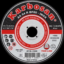 Hırdavat  Reyonu Karbosan Inox Kesici Disk 115*1,0 5''li Pack