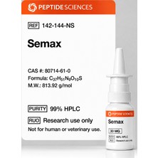 Semax 30MG Nasal Spray Peptide Sciences