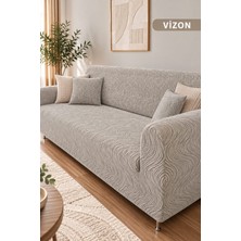Arife Home 3 Kişilik Koltuk Örtüsü A Kalite Tek Adet Kanepe Örtüsü Yıkanabilir Kayma Yapmayan Çekyat Örtüsü Koltuk Kılıfı  Sofa Cover