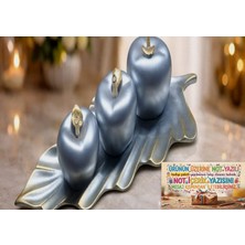 Ayder Online Satış 11 cm  -30 cm LIK Tabak Ebatlı 8 cm .7 cm ,5 cm  Ebatlarda ,3lü Elma  Biblosu(dilediğiniz notu mesaj atmanız halinde hediye paketi üzerine yazılı şeklinde gönderim yapılmaktadır)