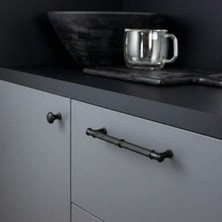 Elovias System Mobilya Kulbu Siyah Renk 192mm Kulp (SY4227 0192 AL6)