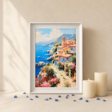 Etiler Home Premium Epoksi Manzara Tablo Koleksiyonu – Çerçeveli, Uv Baskı Duvar Dekoru Koleksiyonu – Deniz – 20 x 30 cm