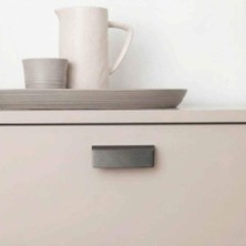 Elovias System Mobilya Kulbu Fırçalı Füme Renk 96mm Kulp (SY1743 0096 ELX1)