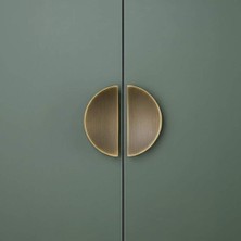 Elovias System Düğme Yarım Daire Mobilya Kulbu Antik Renk 16mm Kulp (SY4716 0016 ABM)