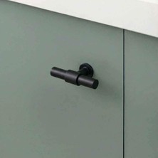 Elovias System Düğme Mobilya Kulbu Siyah Renk 60mm Kulp (SY9236 0060 AL6-AL6)