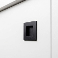 Elovias System Gömme Mobilya Kulbu Siyah Renk 16mm Kulp (SY7483 0016 AL6)