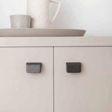 Elovias System Mobilya Kulbu Fırçalı Füme Renk 32mm Kulp (SY1743 0032 ELX1)