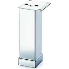 Elovias Eroğlu Düz Metal Ayak 40x40mm 25cm Krom (401-01-25-18)