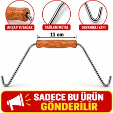Violent Ahşap Saplı Soba Kovası Tutacağı Kova Kaldıracağı Çengeli  Ahşap Kısmı :11 cm Kovaya Takılan Yer :29 cm