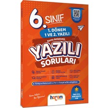 6. Sınıf Konu Anlatımlı Yazılı Soruları Tamamı Video Çözümlü - Hediye Planlama Kitapçığı