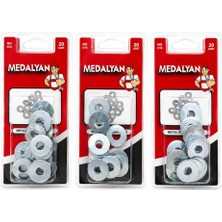 Bin1çeşit Metal Pul Seti 12X20PCS 240 Adet