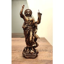 Antioch Art and Design Tasarım Saint John The Baptist Biblo Dekoratif Heykel
