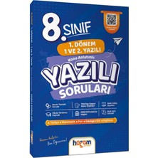 8. Sınıf Konu Anlatımlı Yazılı Soruları Tamamı Video Çözümlü - Hediye Planlama Kitapçığı