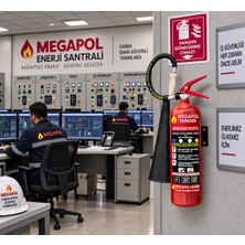 Megapol Yangın 5 kg Co2 Karbondioksit Yangın Söndürme Cihazları, Yangın Söndürücü, Yangın Söndürme Sistemleri, Yangın Tüpü
